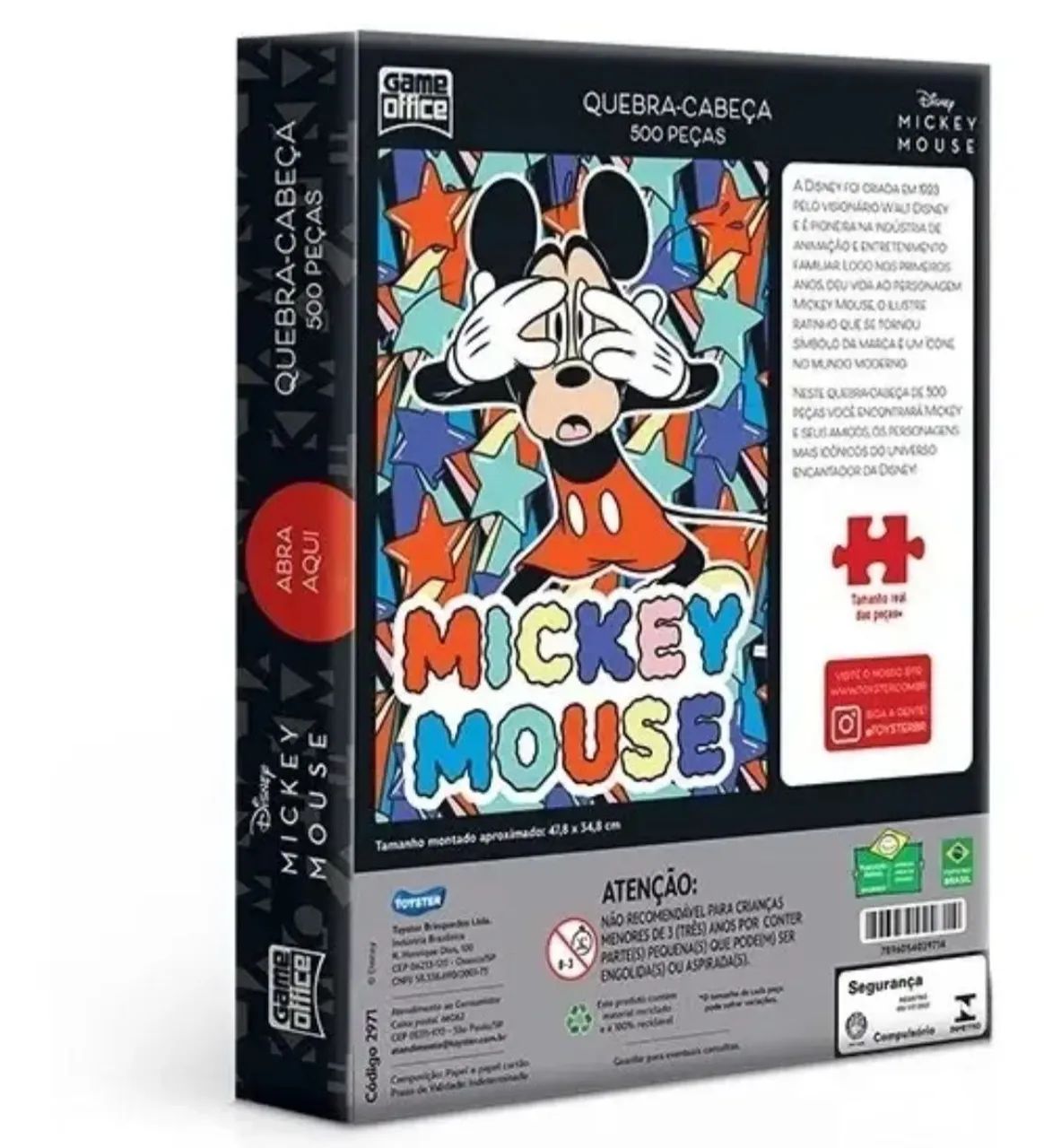 Quebra cabeça Mickey Mouse, 500 peças - Foto 3