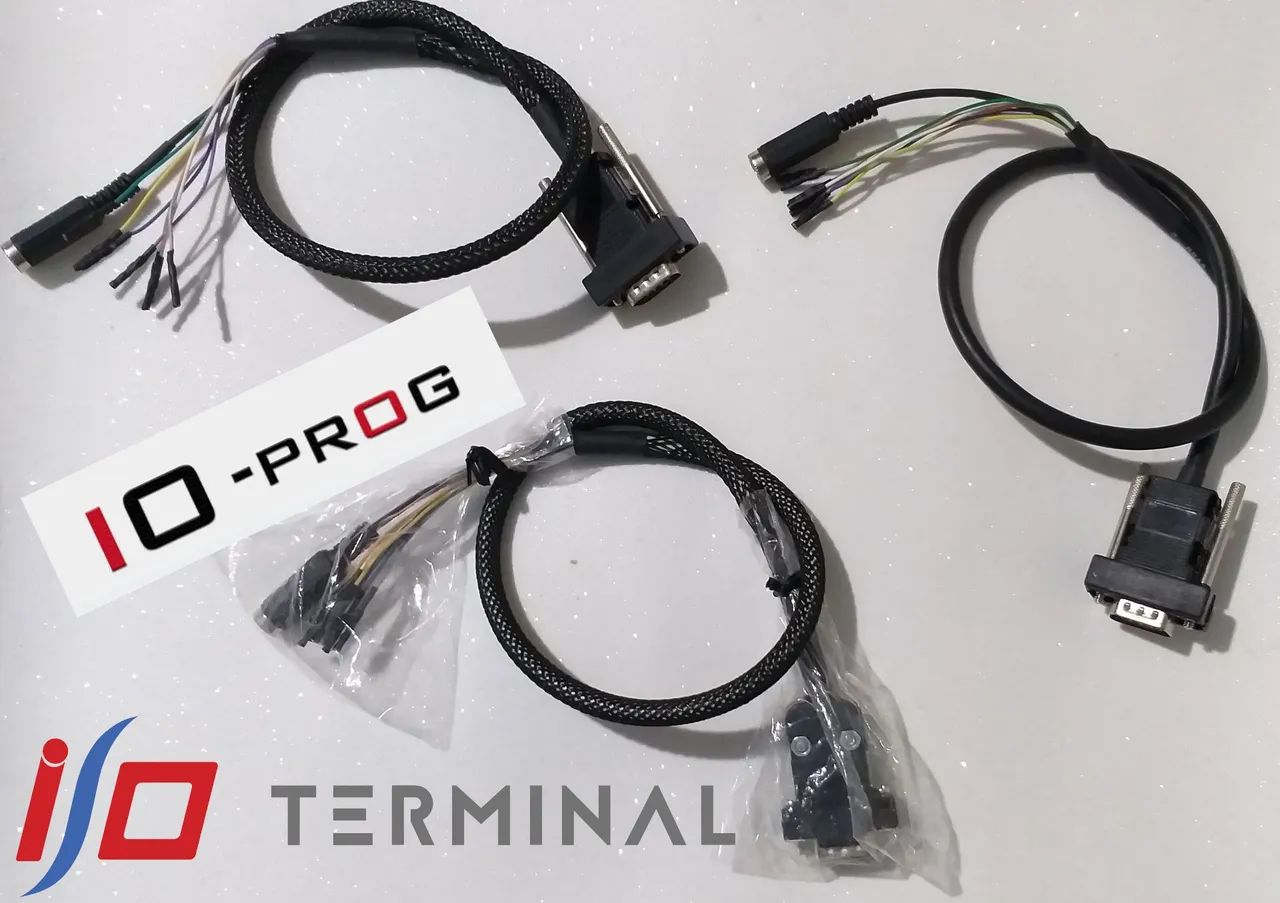 Cabo Universal iO Terminal iO Prog Para Leitura Programação Módulo Ecu Conector Db9 Zn Sp