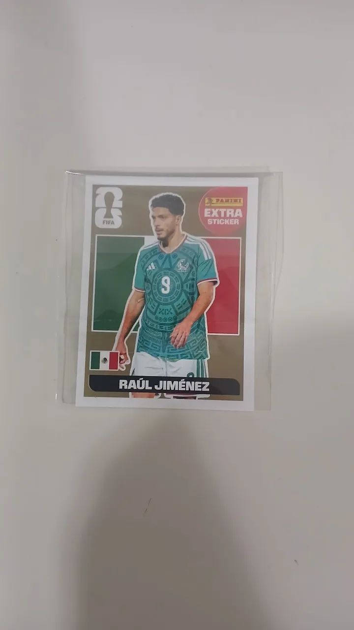 Extra Sticker Raúl Jiménez dourada 2026