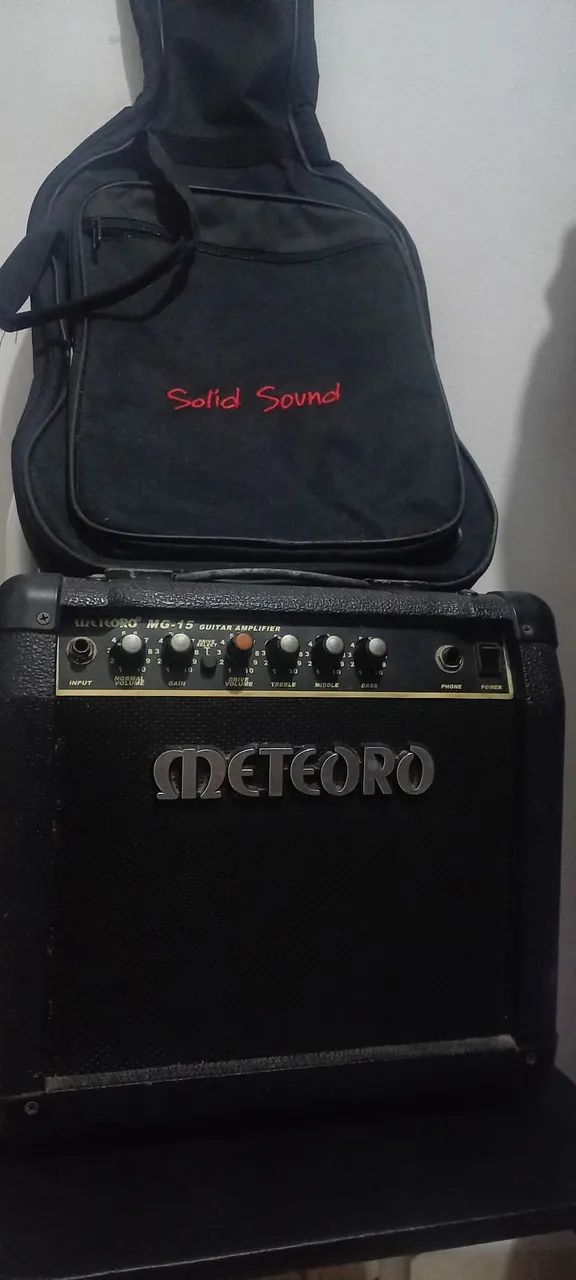 AMPLIFICADOR METEORO MG-15 + Capa - Foto 3