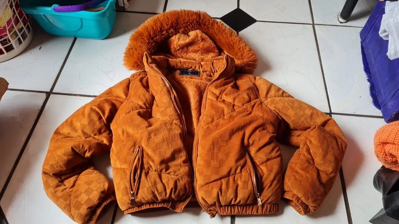 Jaqueta puffer croppet 