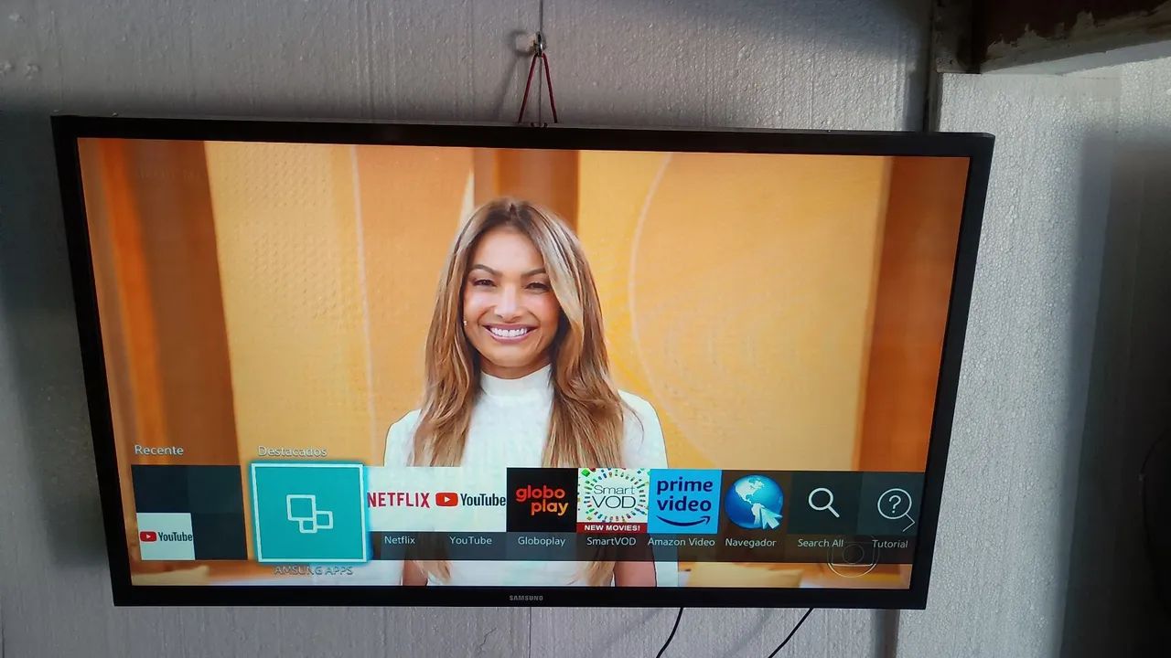 Linda smart tv da Samsung 32 polegadas só 500 reais 