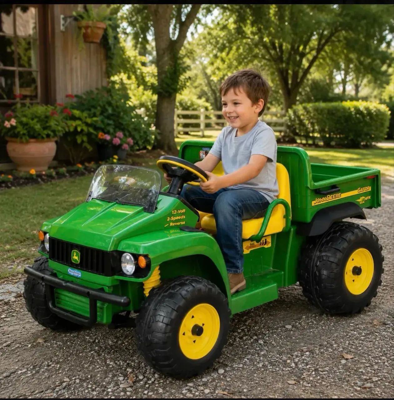 Carrinho Eletrico John Deere Gator HPX Peg Perego