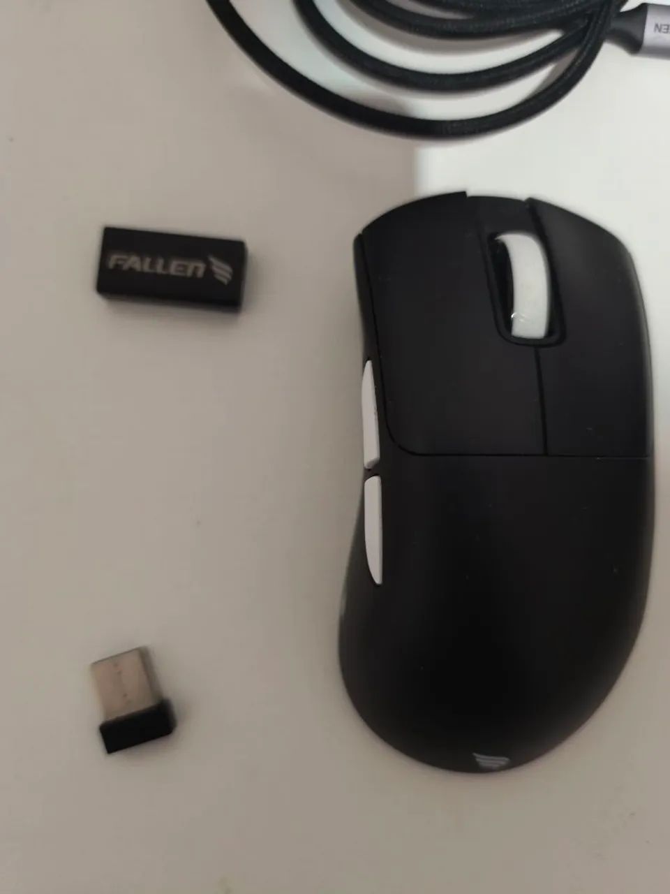  Mouse Gamer Fallen Lobo Wireless - Leve, Rápido e de Alta Performance! - Foto 2