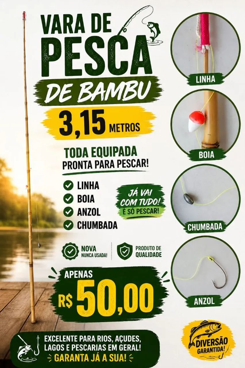 Vara de pescar 