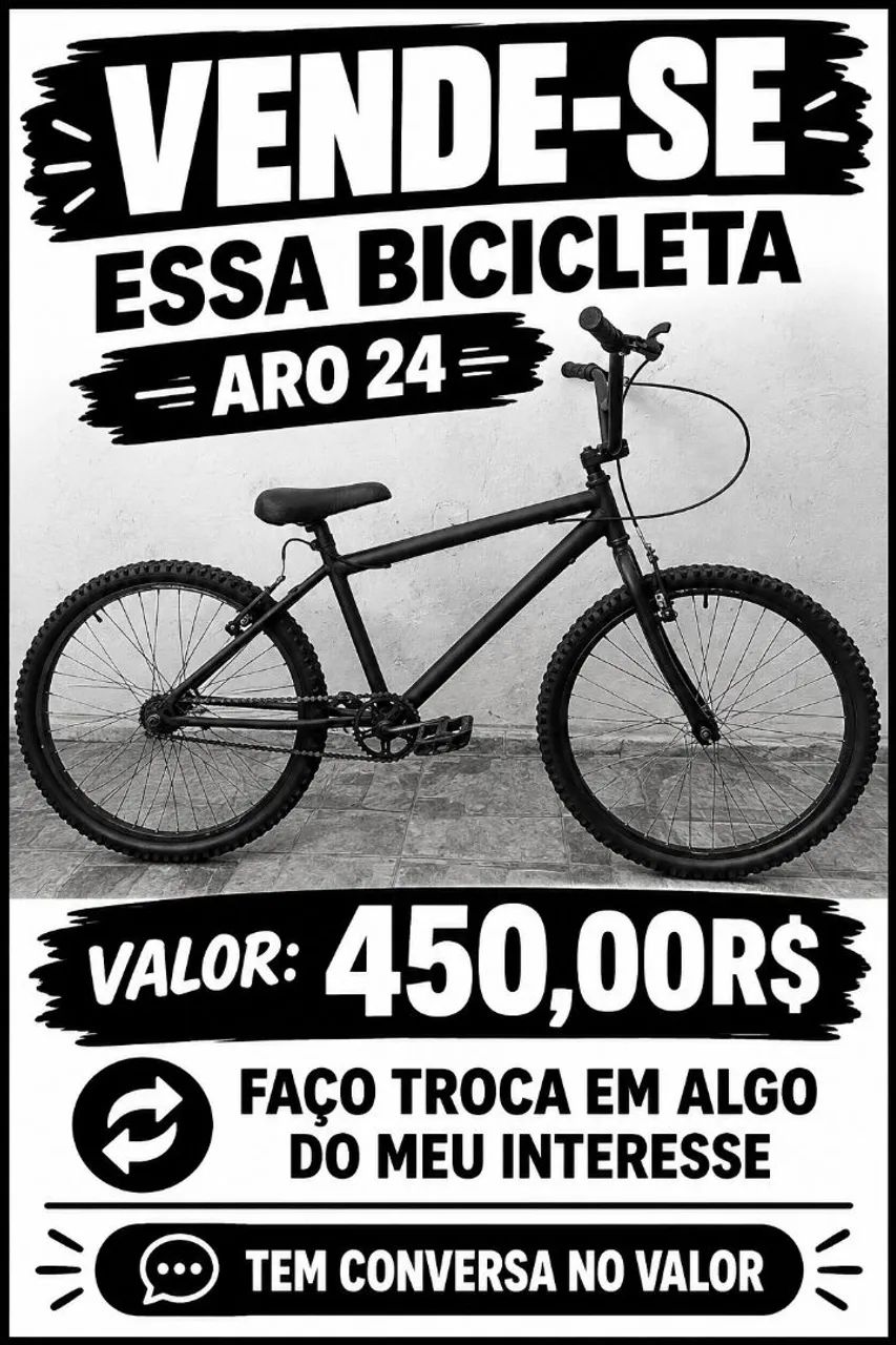 Bicicleta semi nova