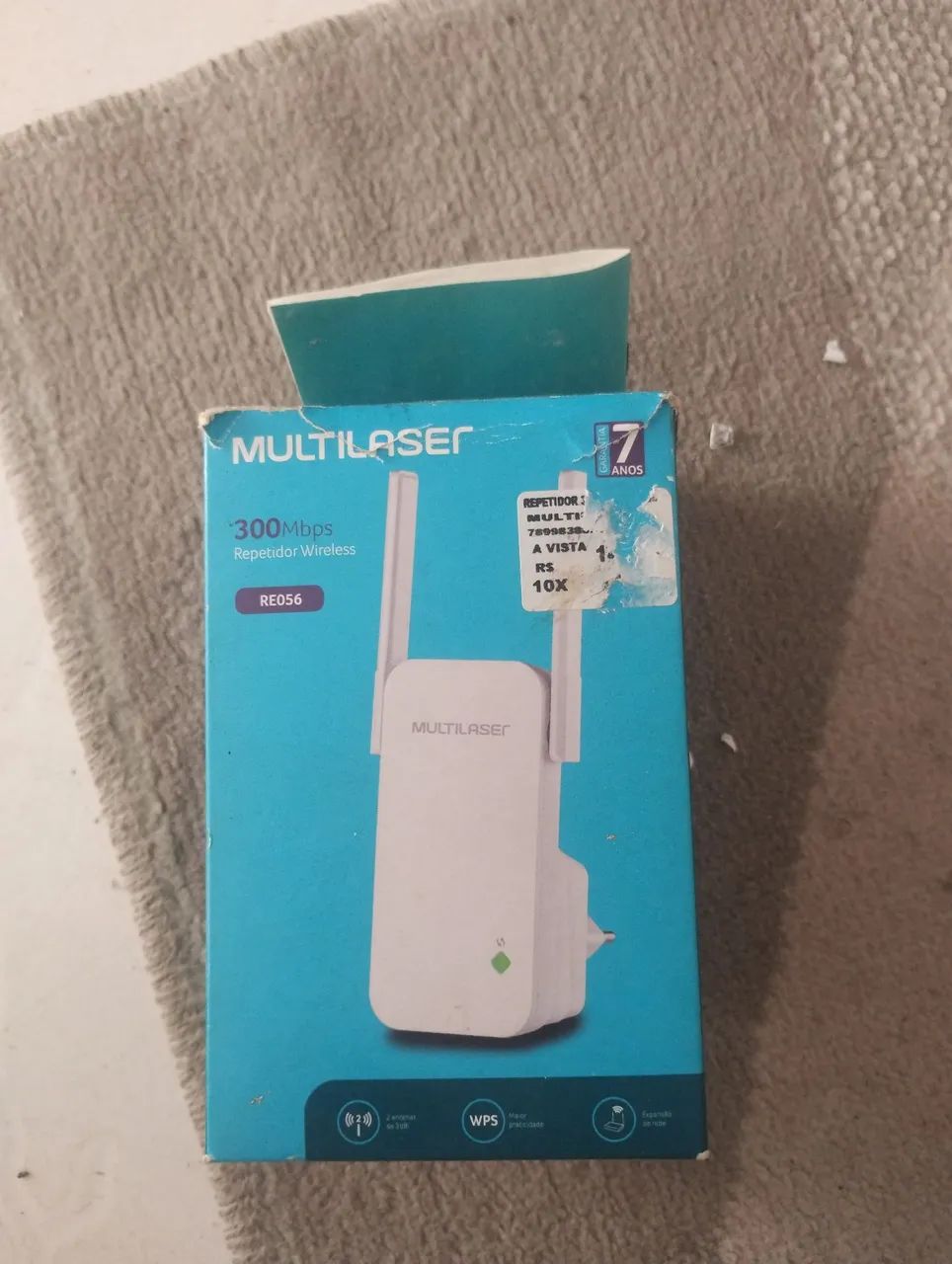 Repetidor nunca foi usado 