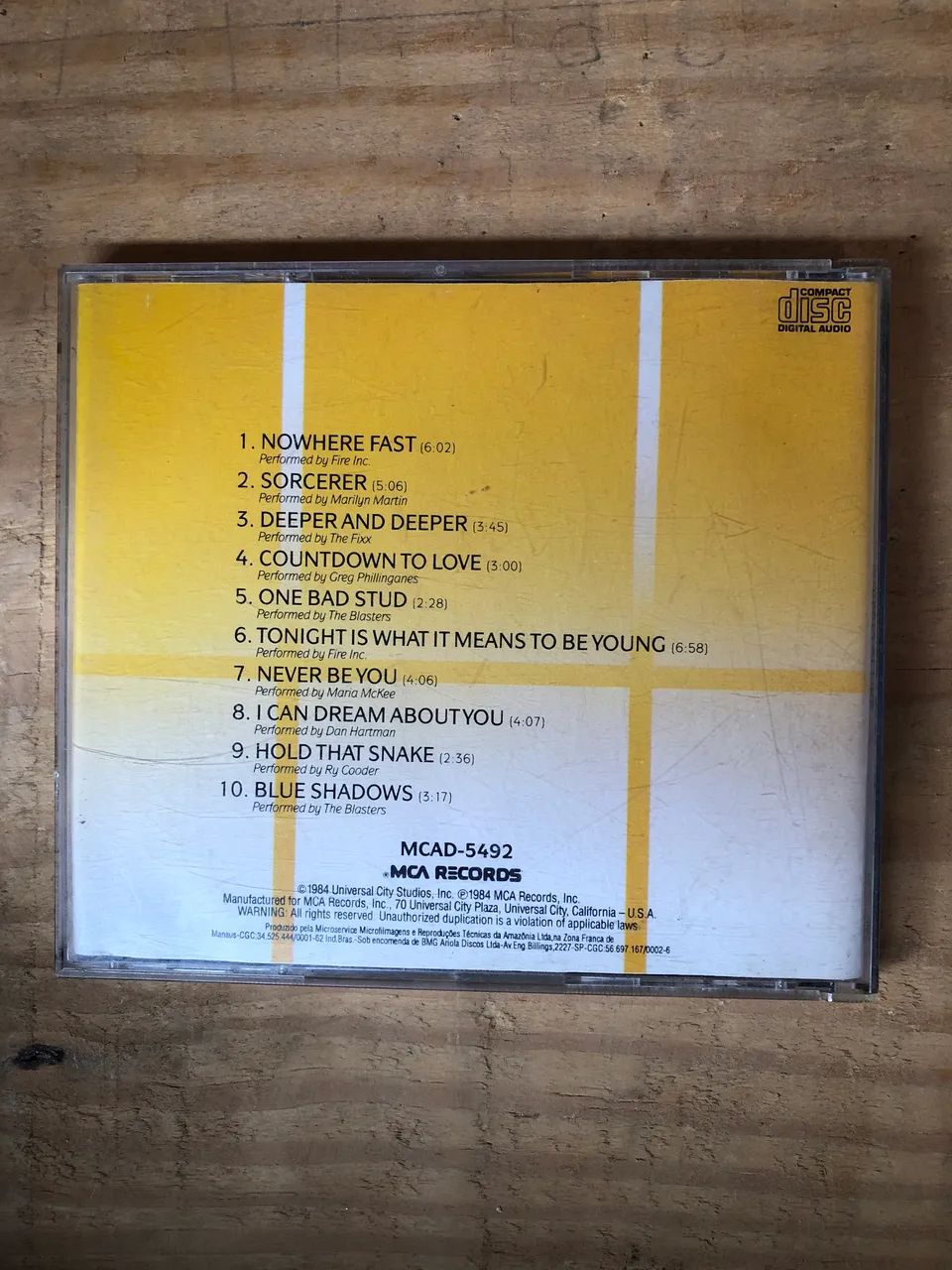 Cd original street of fire  - Foto 2