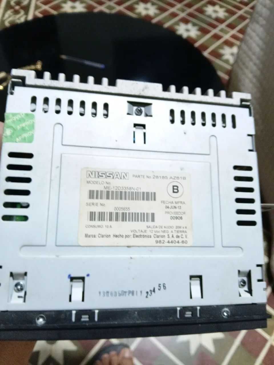 CD player Nissan, original sem marca de uso - Aparelhos de Som