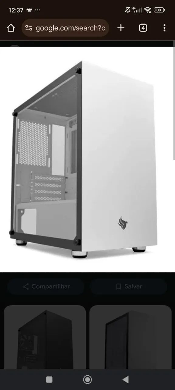 Gabinete Pichau branco matx - Foto 3