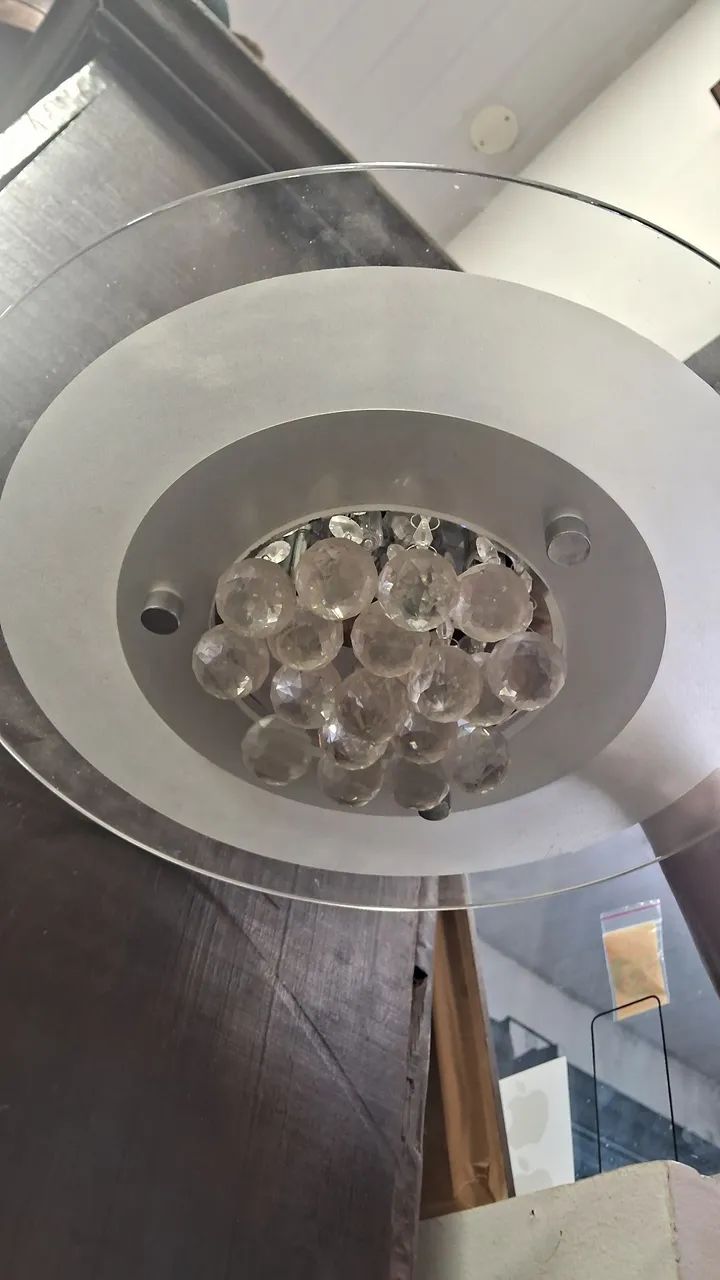 PLAFON redondo em Cristal 39 cm 