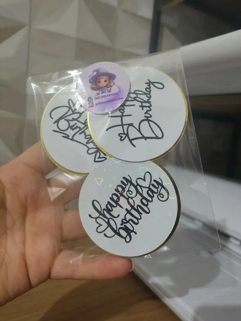 Promoção Topo Happy birthday 