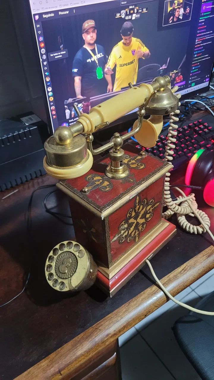 Telefone antigo vintage  - Foto 5