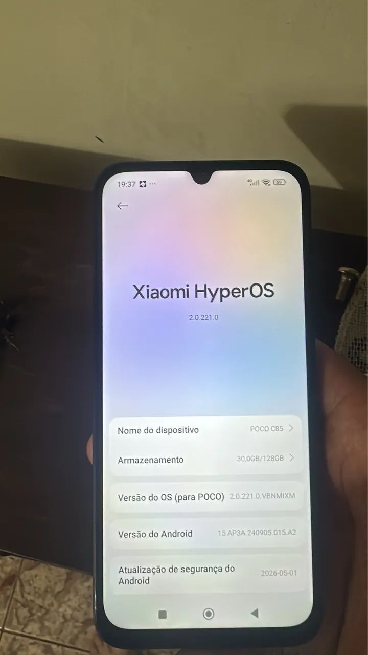 Poco c85 03 meses de uso 6/128 gb - Foto 2