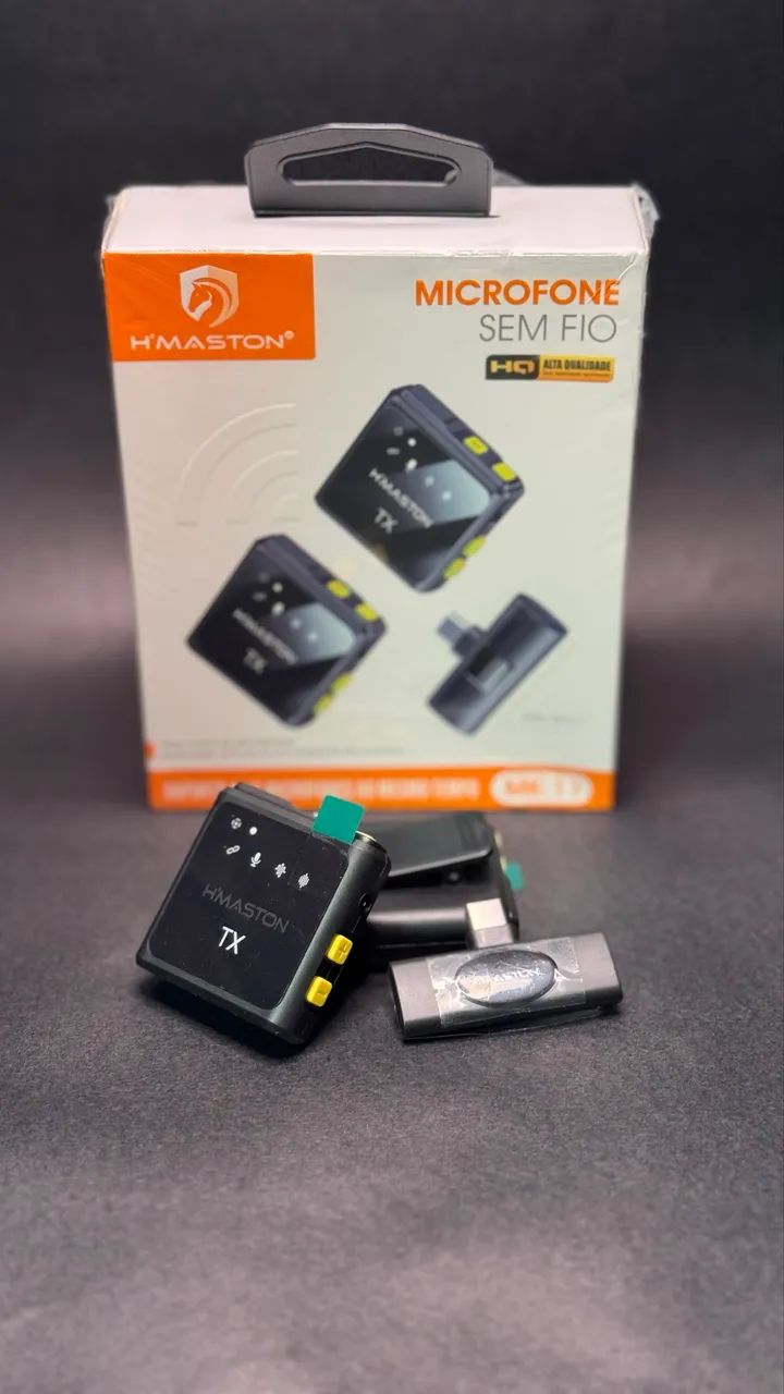 Microfone Sem Fio tipo-C  - Foto 3