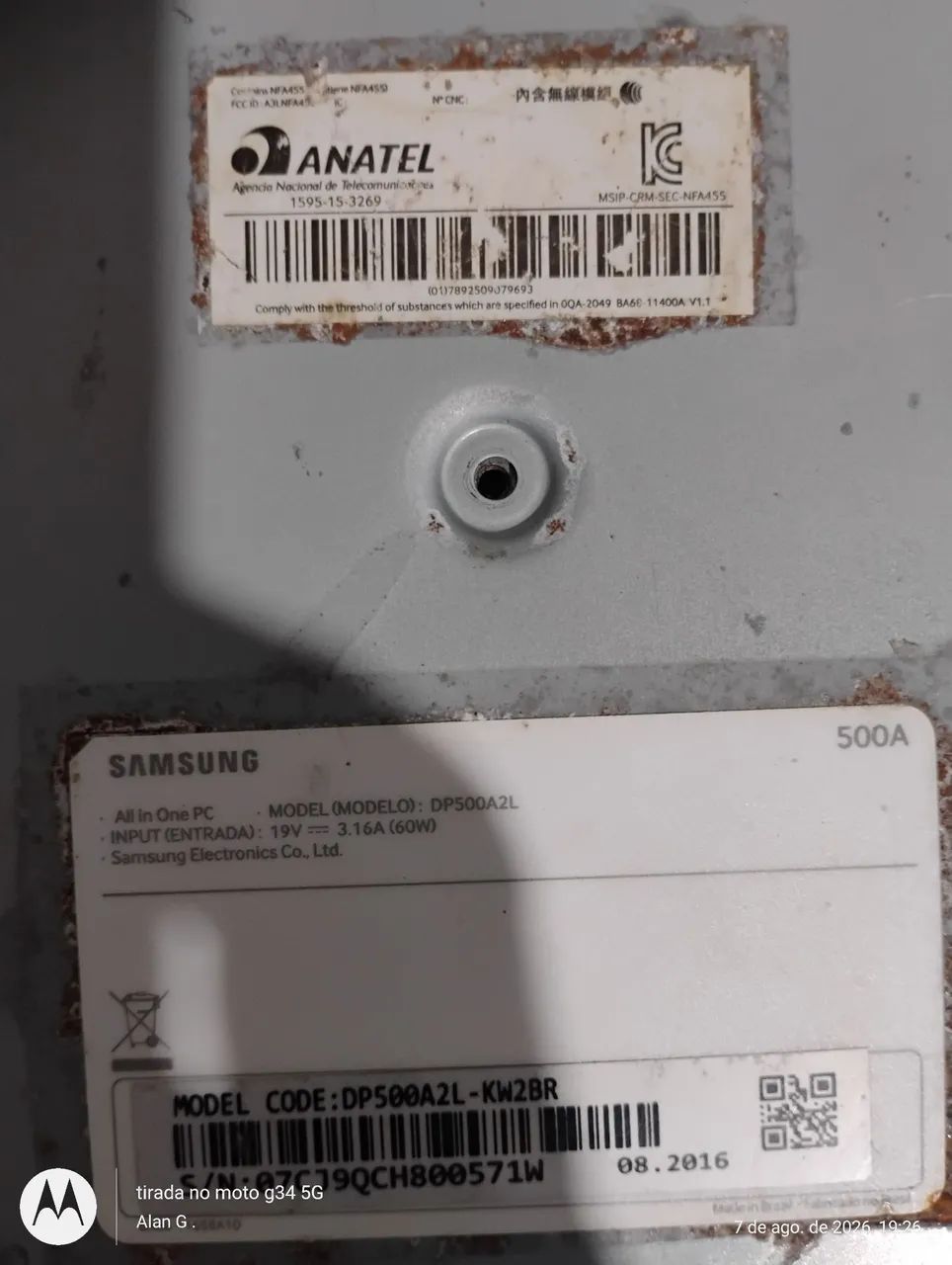 Samsung ALL in one ( com defeito) retirar peças !! - Foto 3