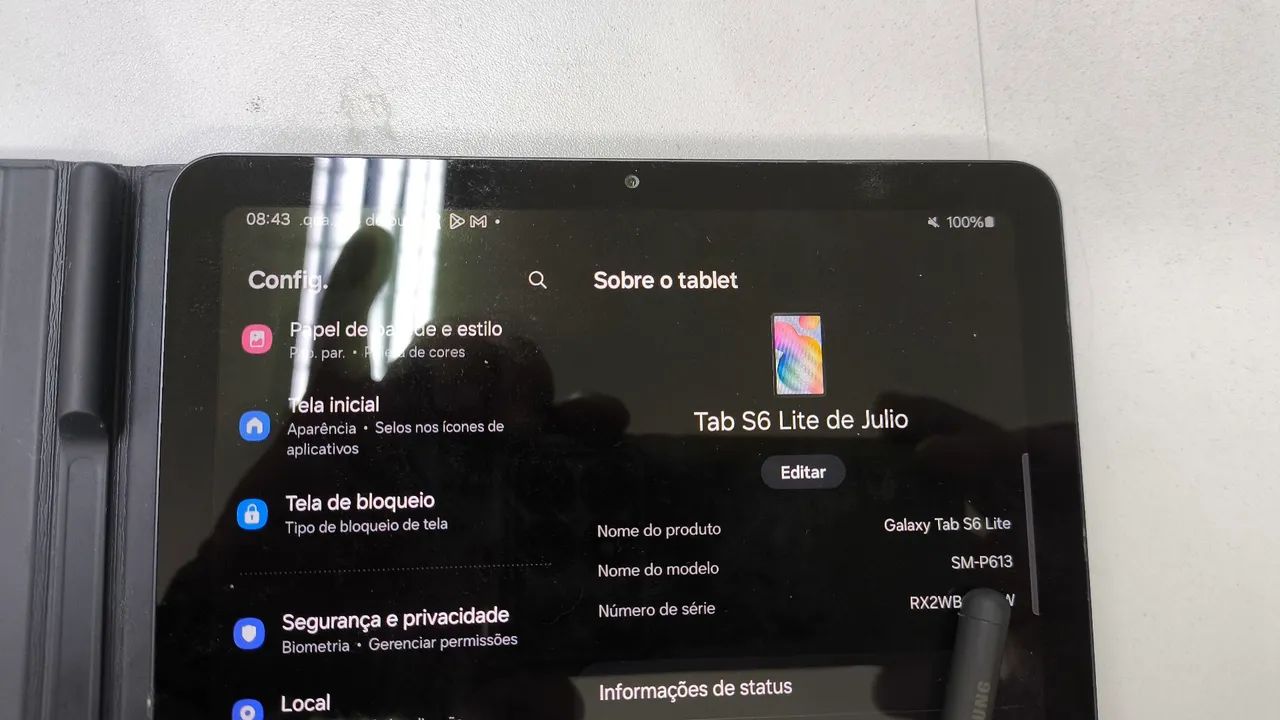 Tablet Samsung S6 lite