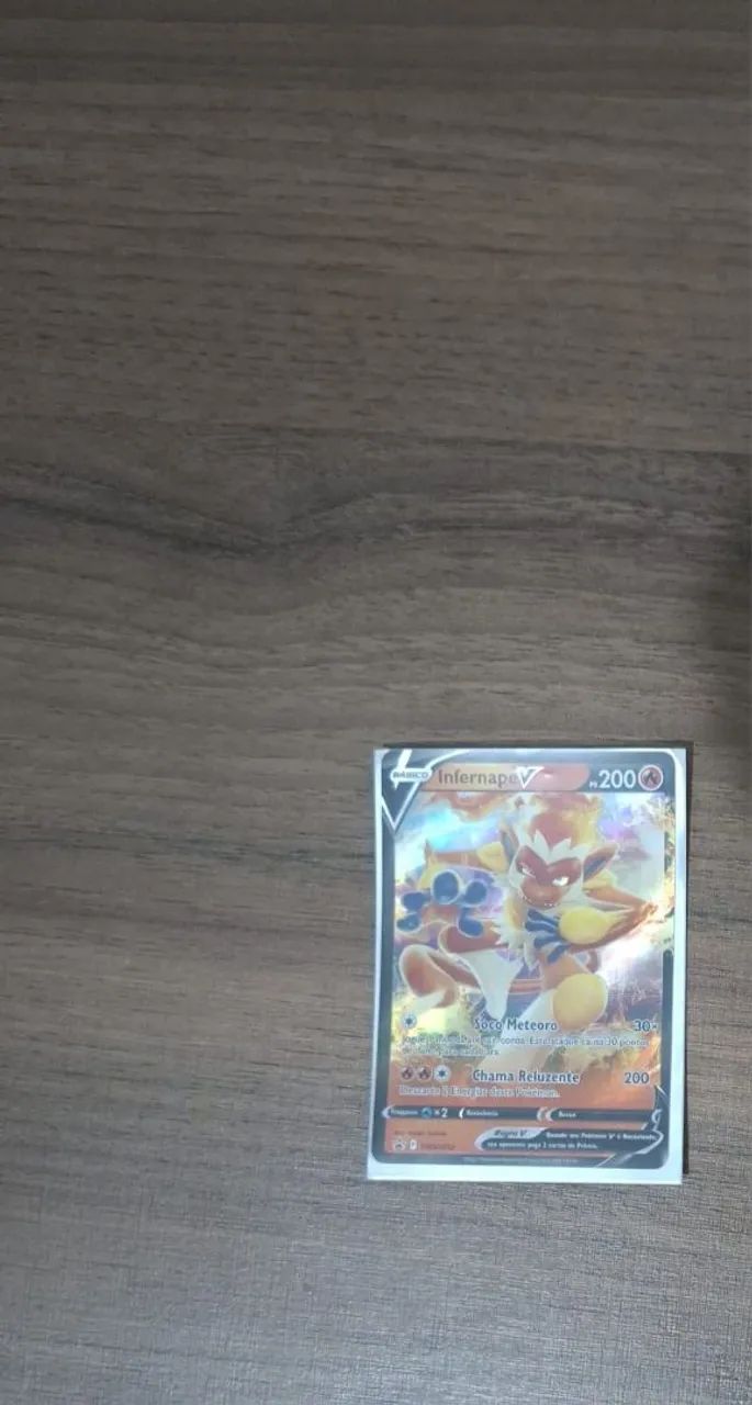 Pokemon Card Carta Original Infernape V (SWSH252) NOVA - Hobbies e colees  - Morro Grande, Cachoeiro de Itapemirim 1495902307 | OLX