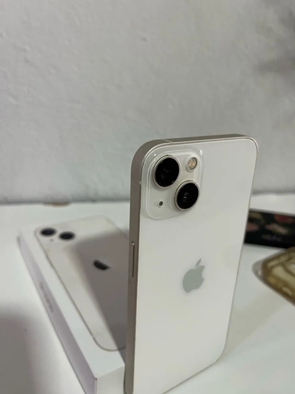 Vendo ou troco iPhone 13 128gb branco  - Foto 3