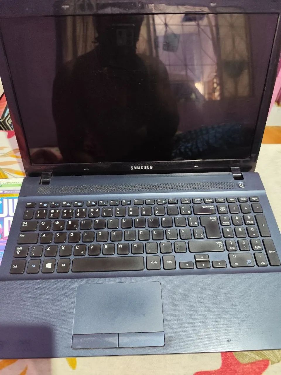 Notebook com teclado número 