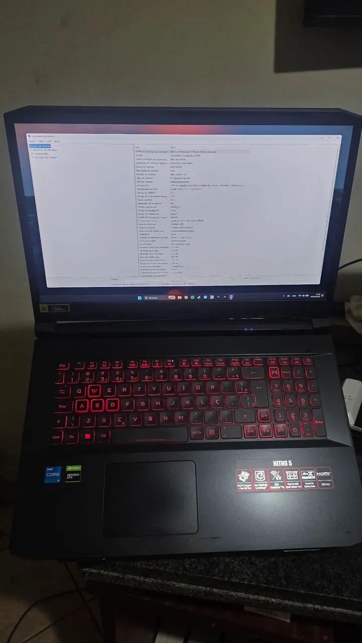 Notebook Acer Nitro 5 