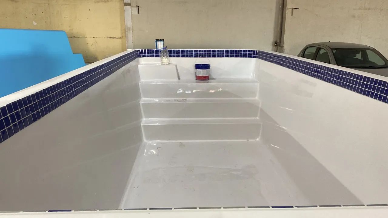 Revestimento em piscinas de fibra  - Foto 2