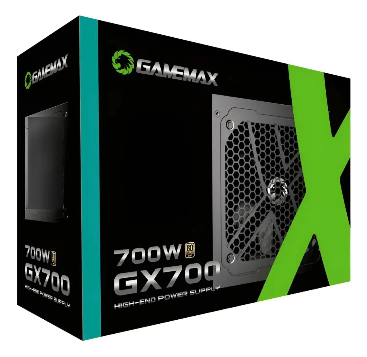 Fonte Gamemax Preta  Gx700 700w Plus Gold 