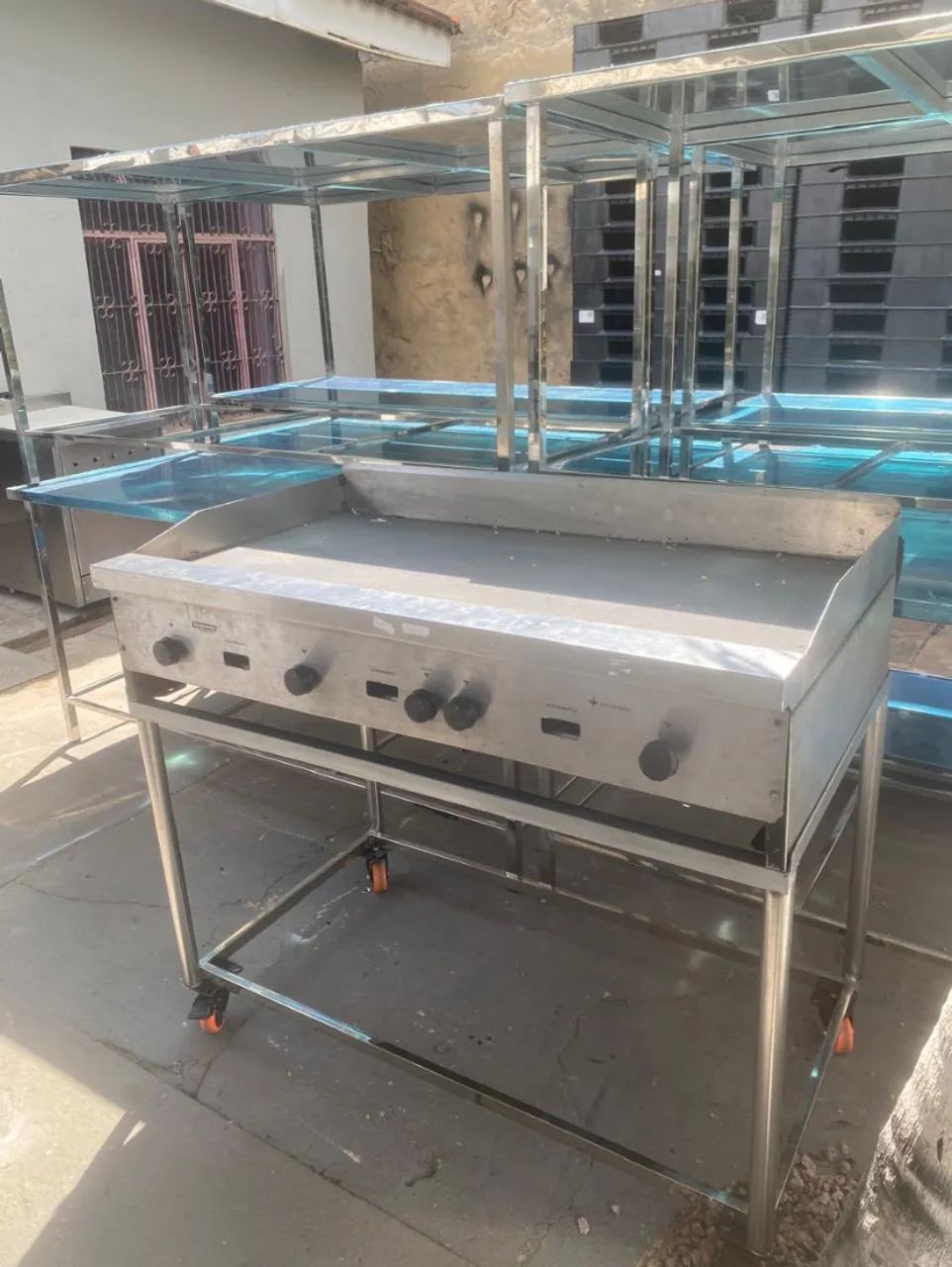 Chapa de INOX industrial  