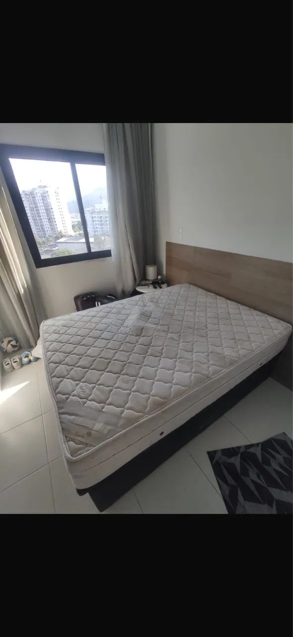 VENDO CAMA COM BAÚ, COLCHÃO LIBERTY ORTOBOM