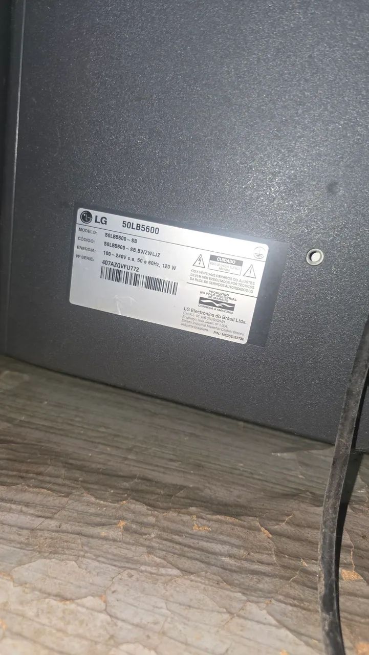 TV LG 50 POLEGADAS NAO LIGA - Foto 2