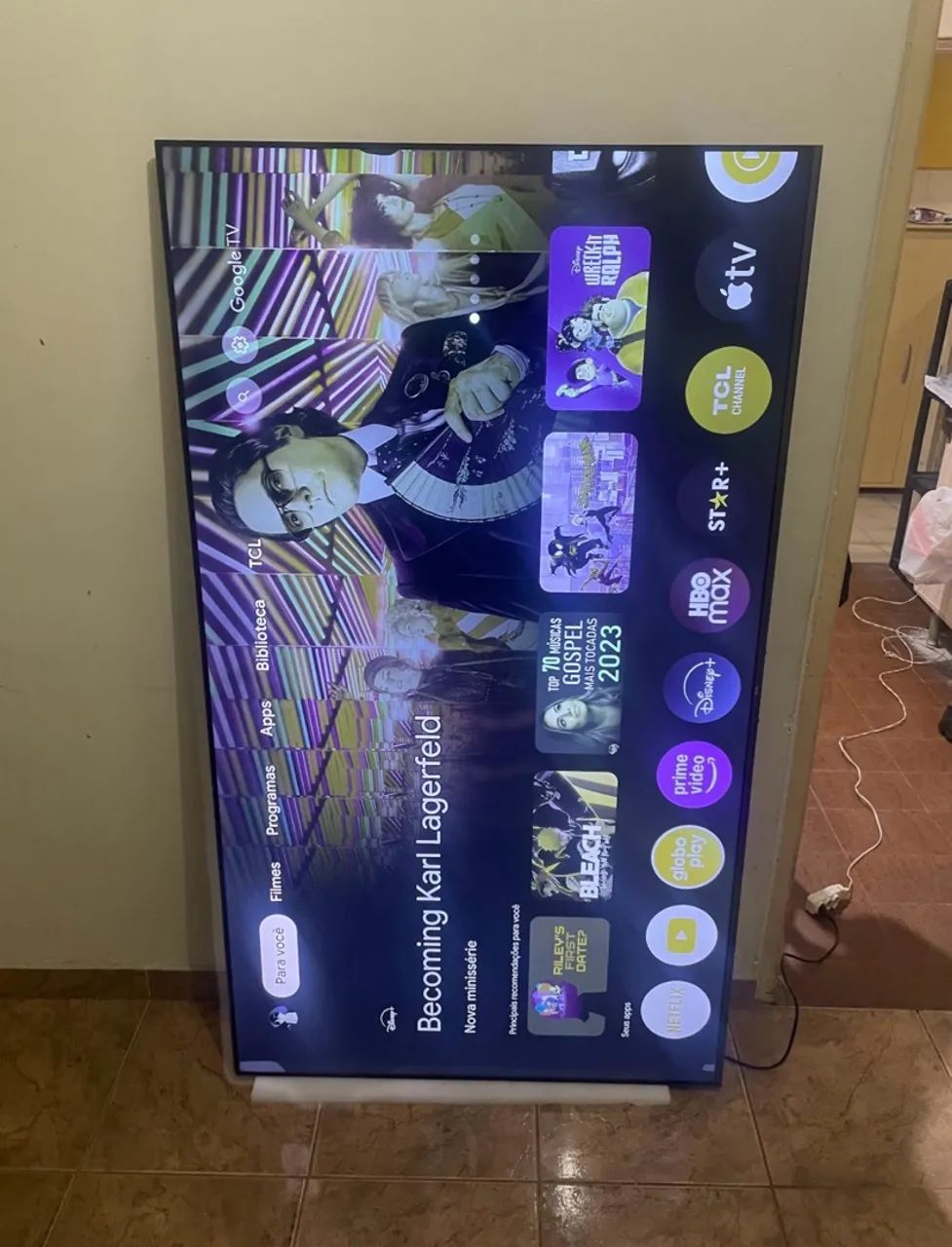 Smart tv TCL 75 aceito proposta coerente 
