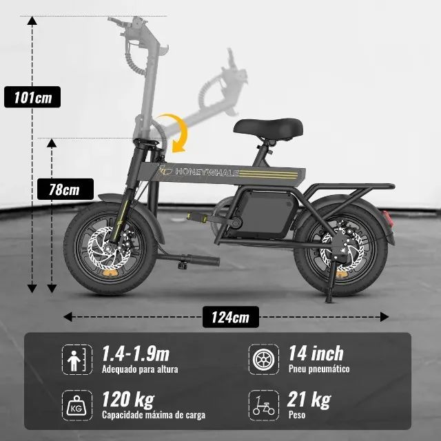 Bicicleta Elétrica - Foto 4