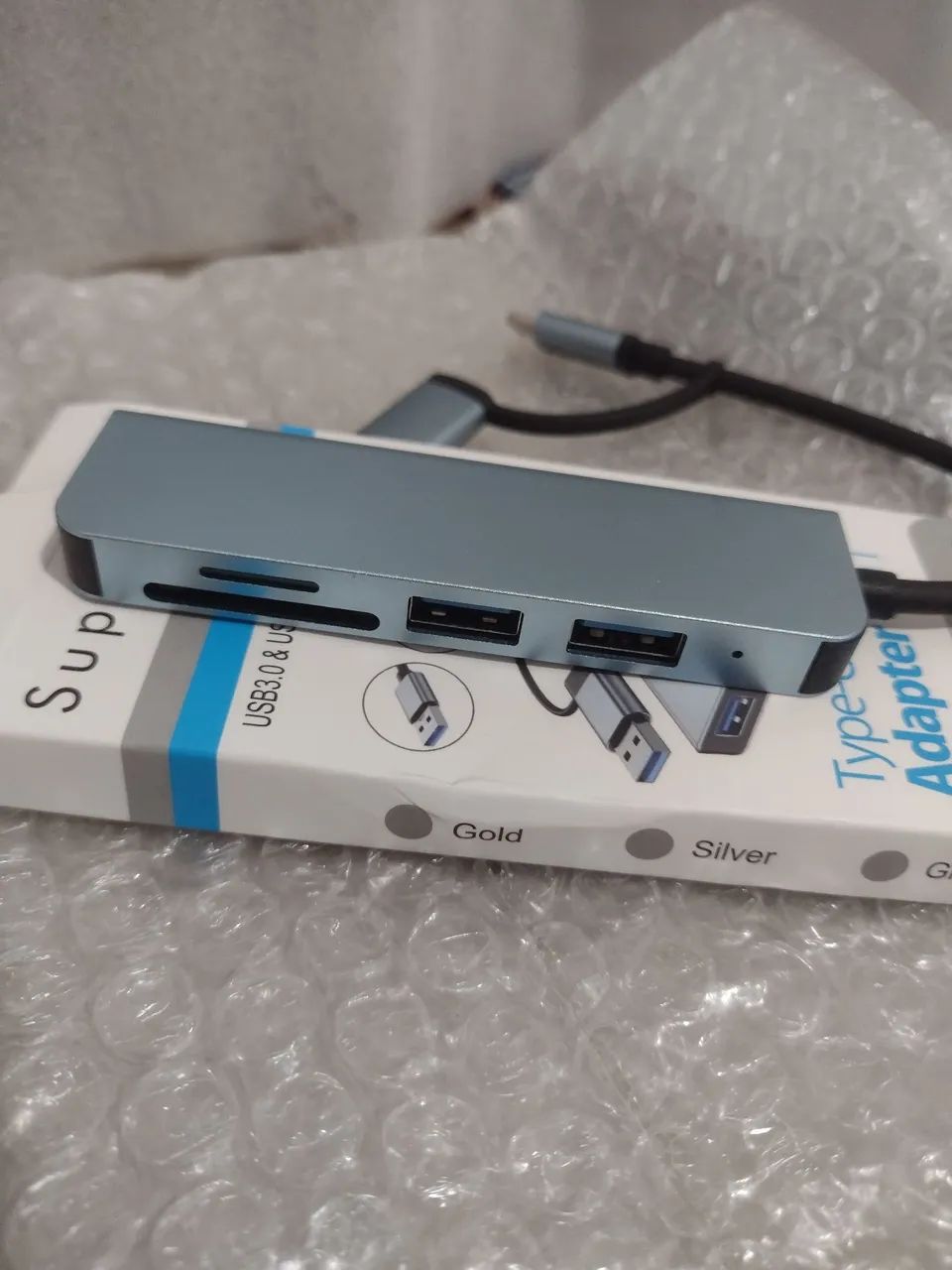 Adaptador usb tipo c para notebook, celular, pc - Foto 3