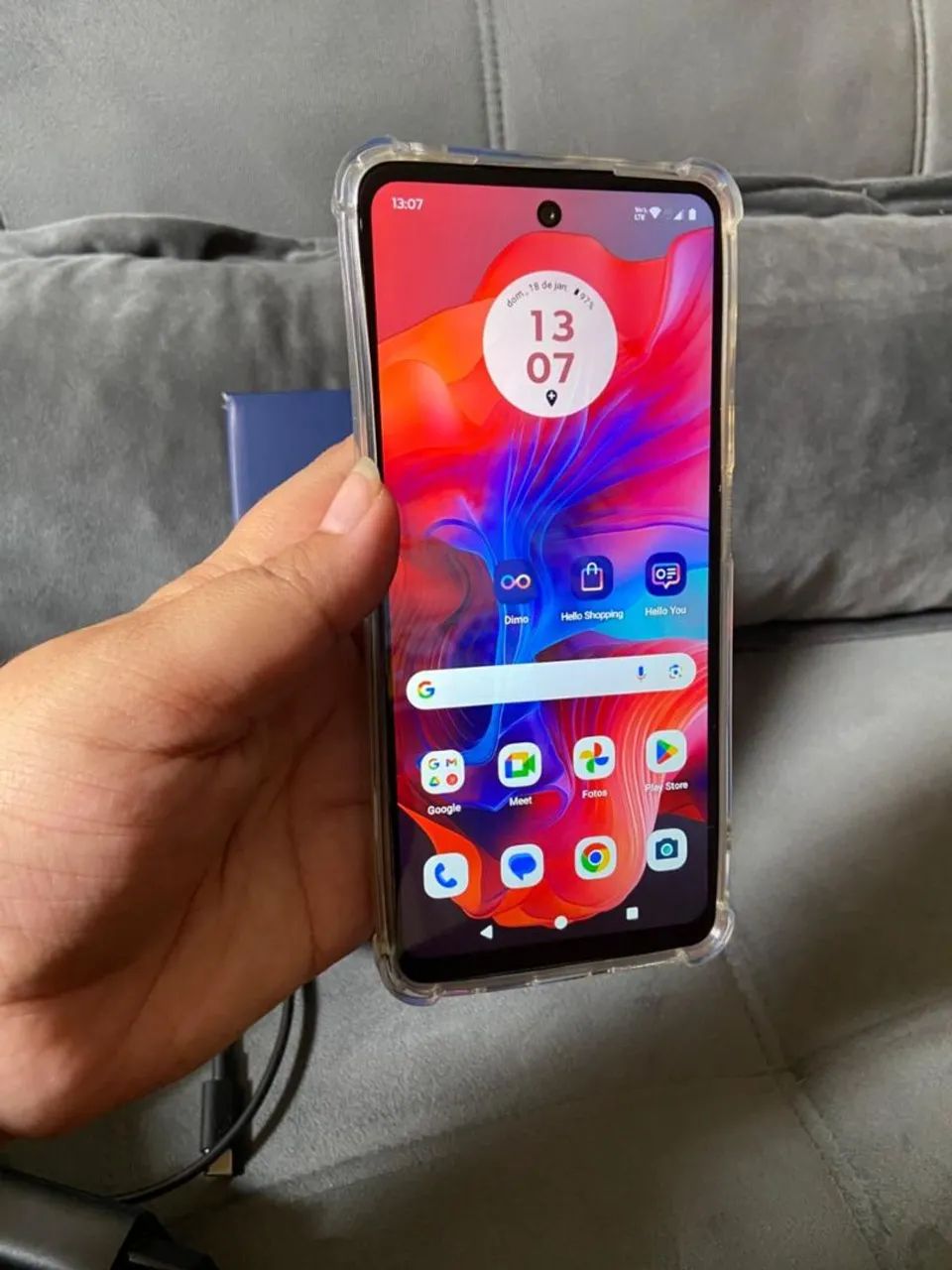 Vendo moto G04s 128 gigas 450 ou 4x de 125 - Foto 2