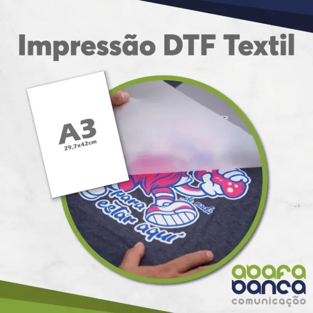 Impressão DTF Textil A3