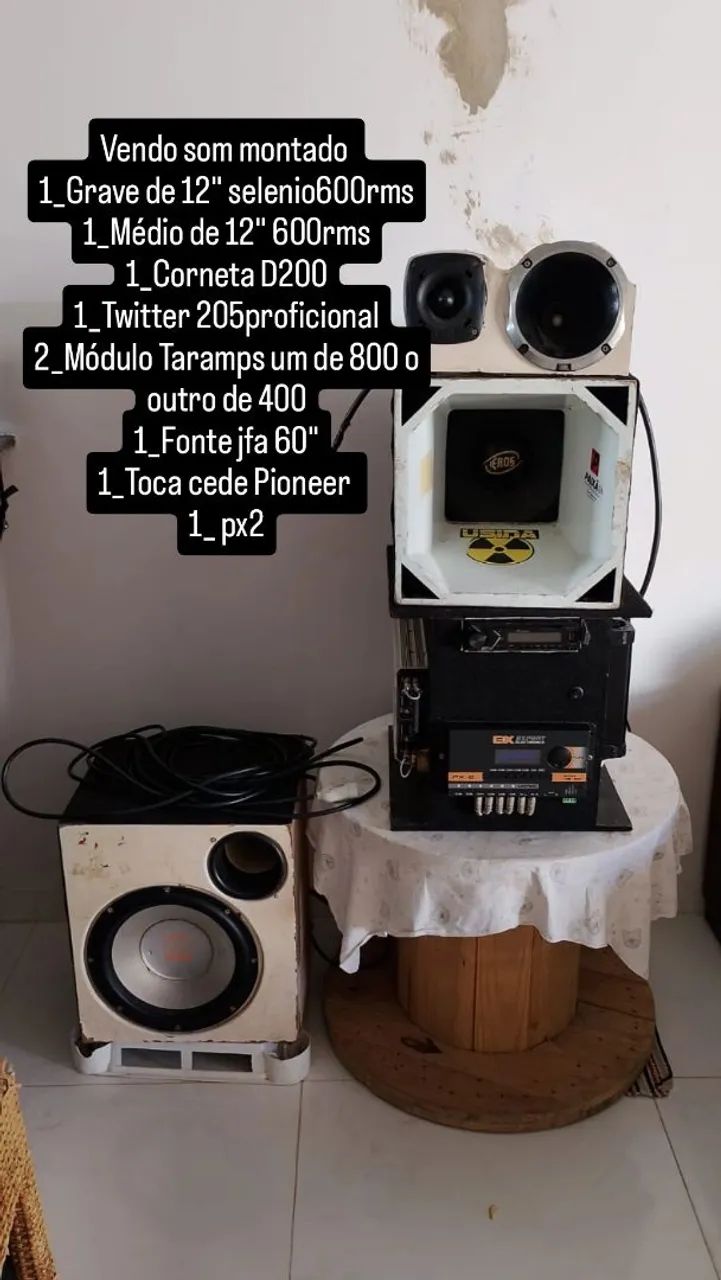 Vendo som montado *30 