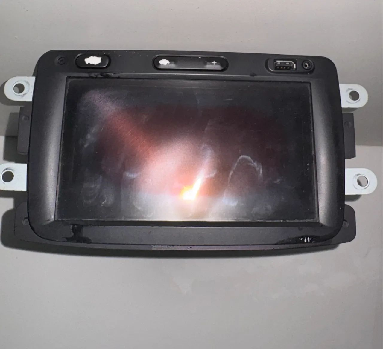 Multimídia Media NAV Original Renault Logan 2013 - Touch com Defeito