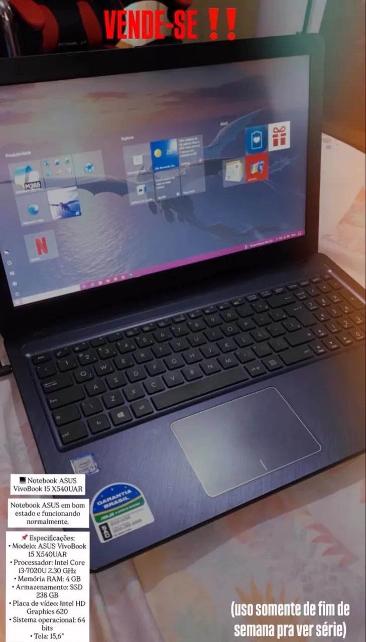 Notebook ASUS VivoBook 15 X54OUAR