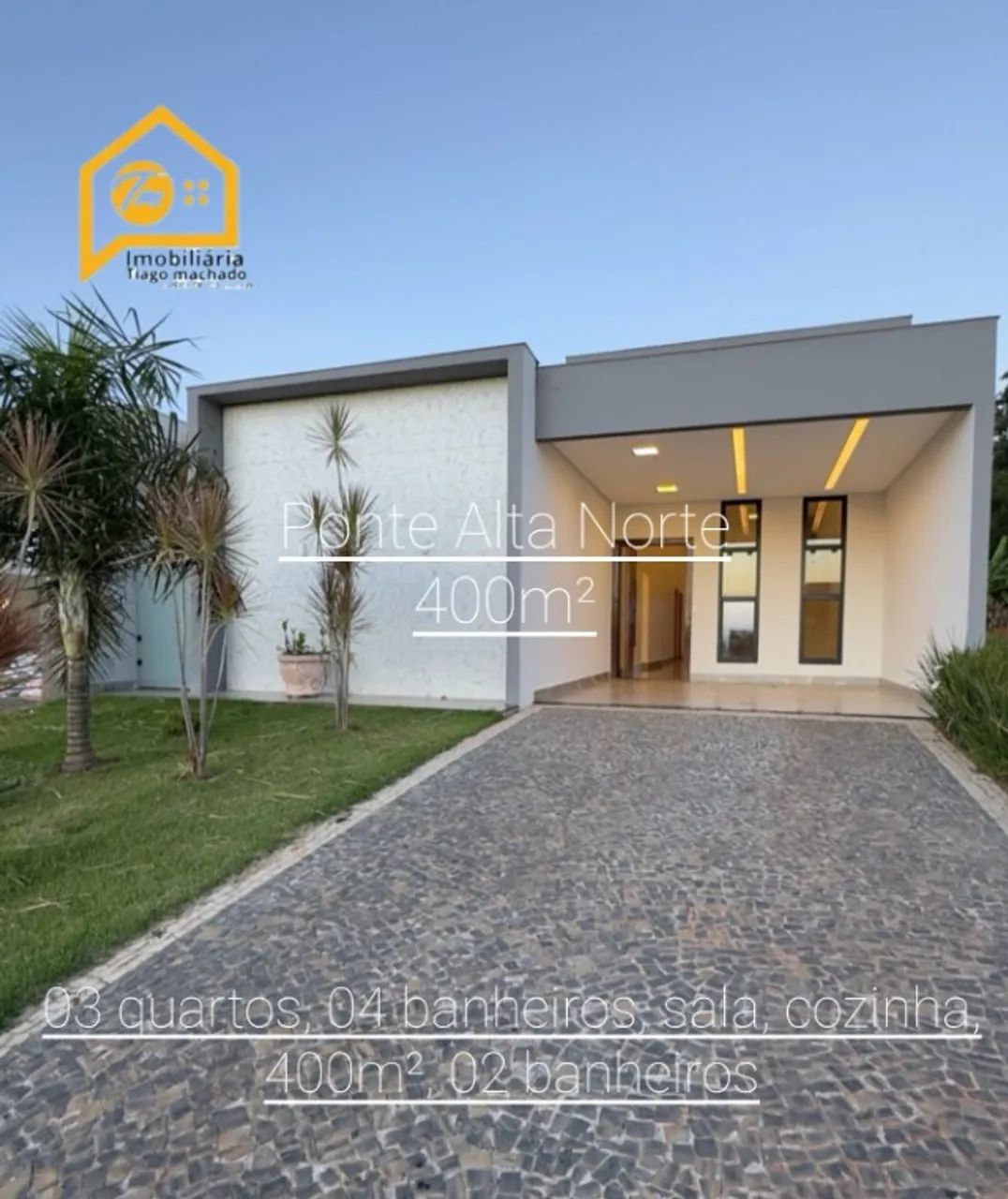 Excelente casa com sala com pé direito duplo na Ponte Alta