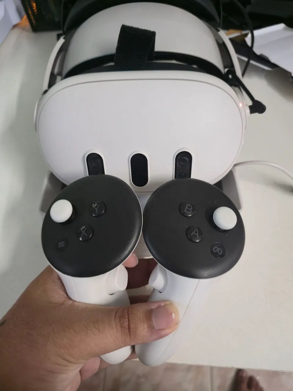META QUEST 3 512gb (1 mês de uso)  + BOBOVR M3 pro  - Foto 4