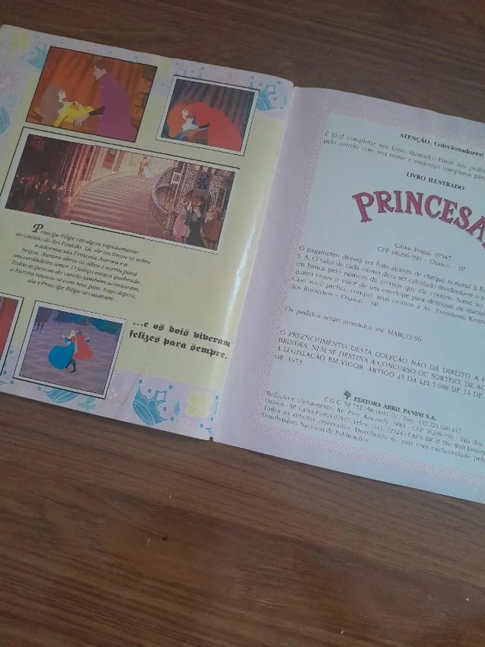 Álbum de Figurinhas Princesas 1995 - Foto 5