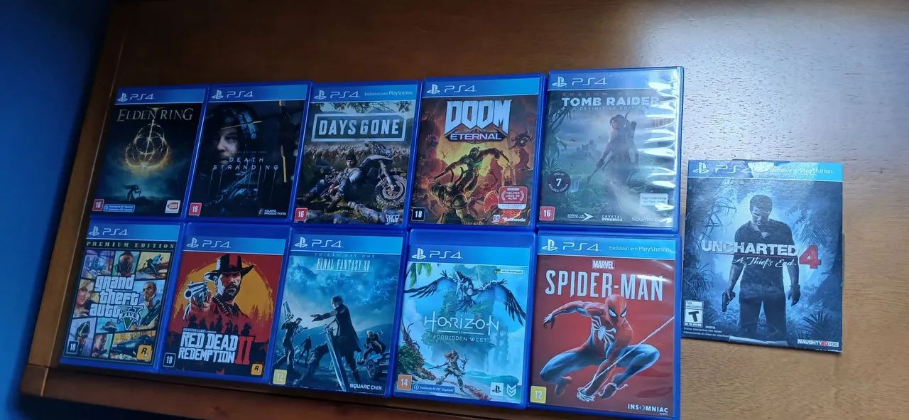 Ps4 com 11 jogos - Foto 4