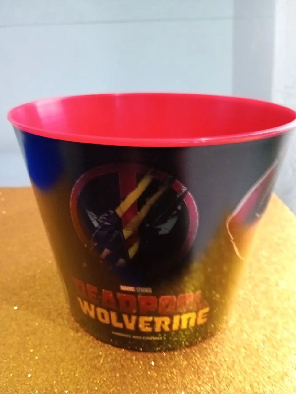 (Produto Novo) Balde de pipoca Deadpool e Wolverine Cinemark  - Foto 2