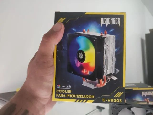 Cooler para Processador de torre LED - Novo  - Foto 4