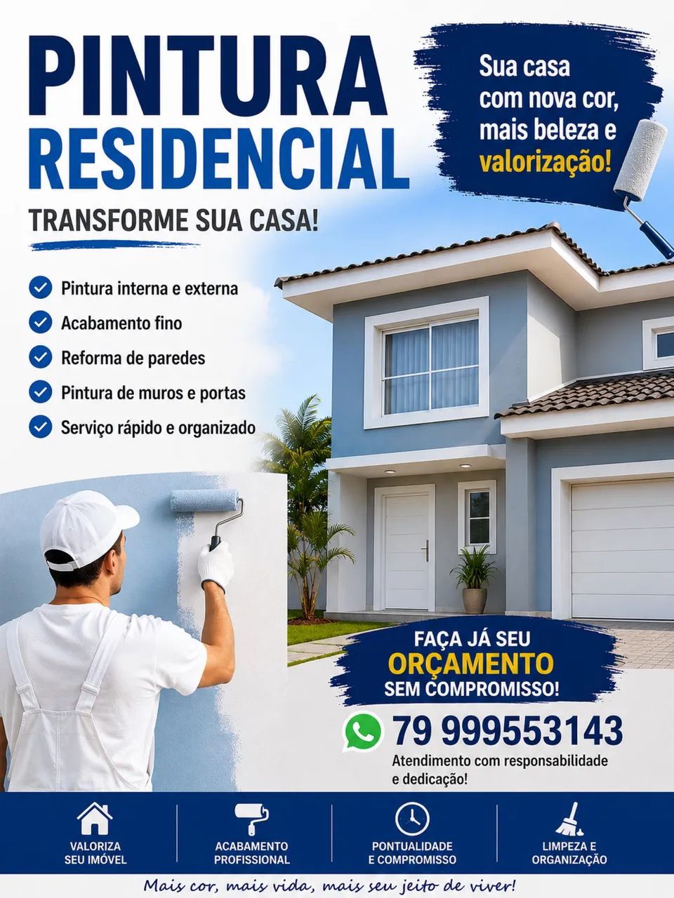 Pintor Profissional Sua casa merece um novo visual