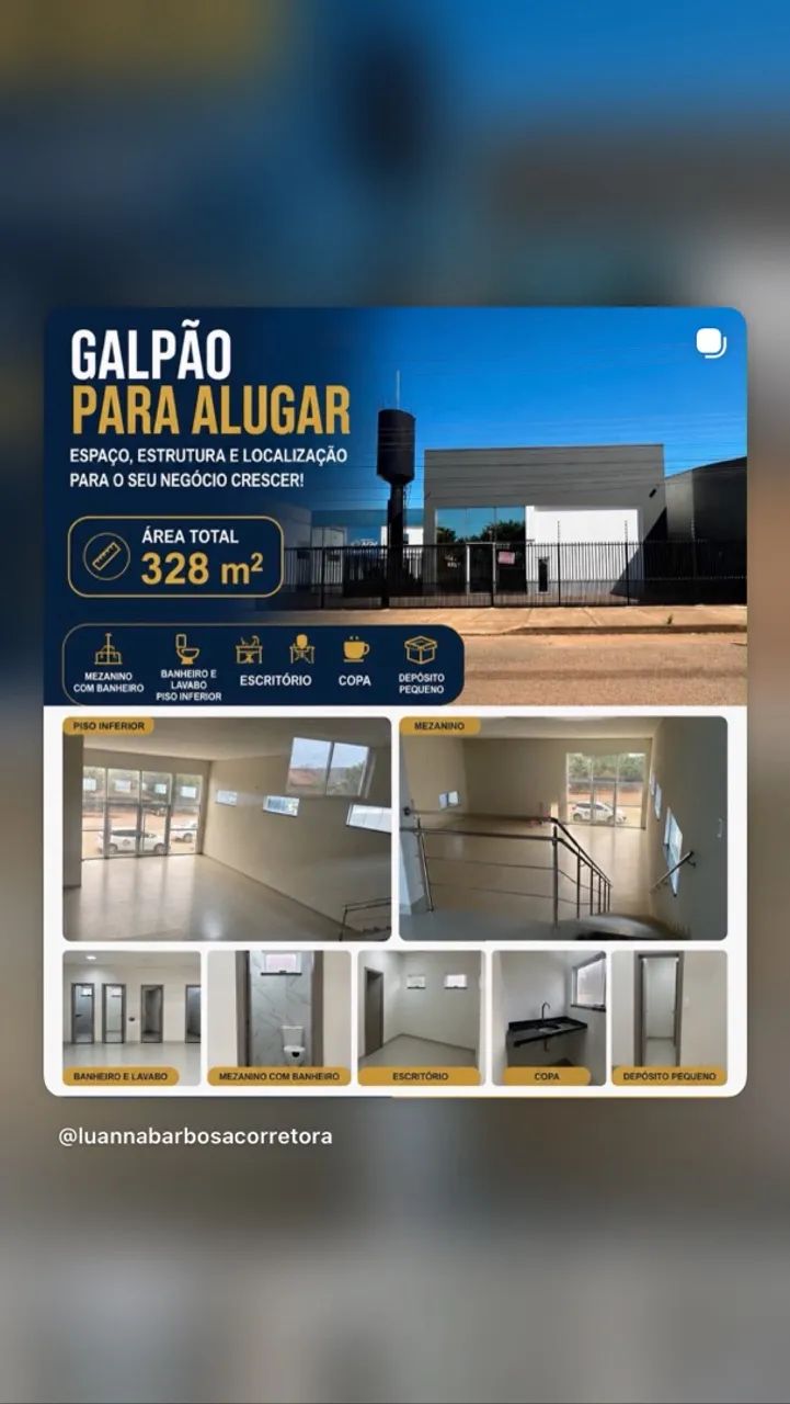 Galpão comercial 328m2 