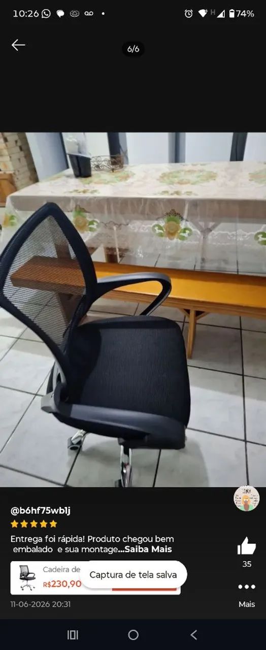 cadeira escritório  - Foto 2