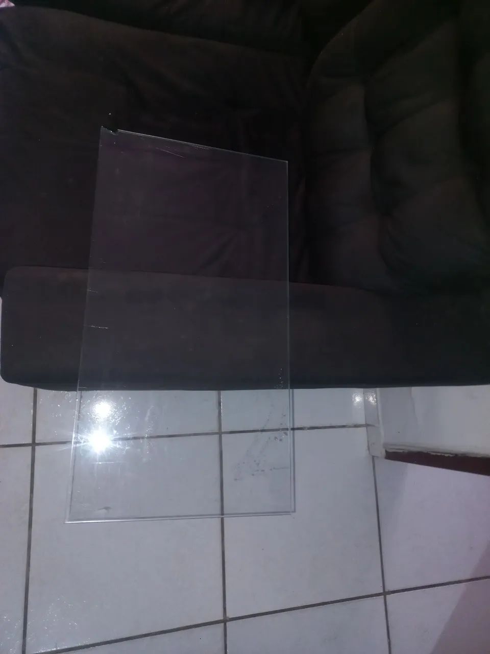 Placa de vidro 70 cm