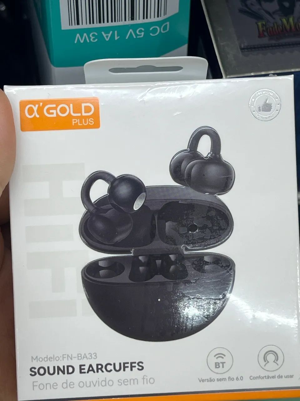 Fone Bluetooth Brinco esporte corrida - Foto 2