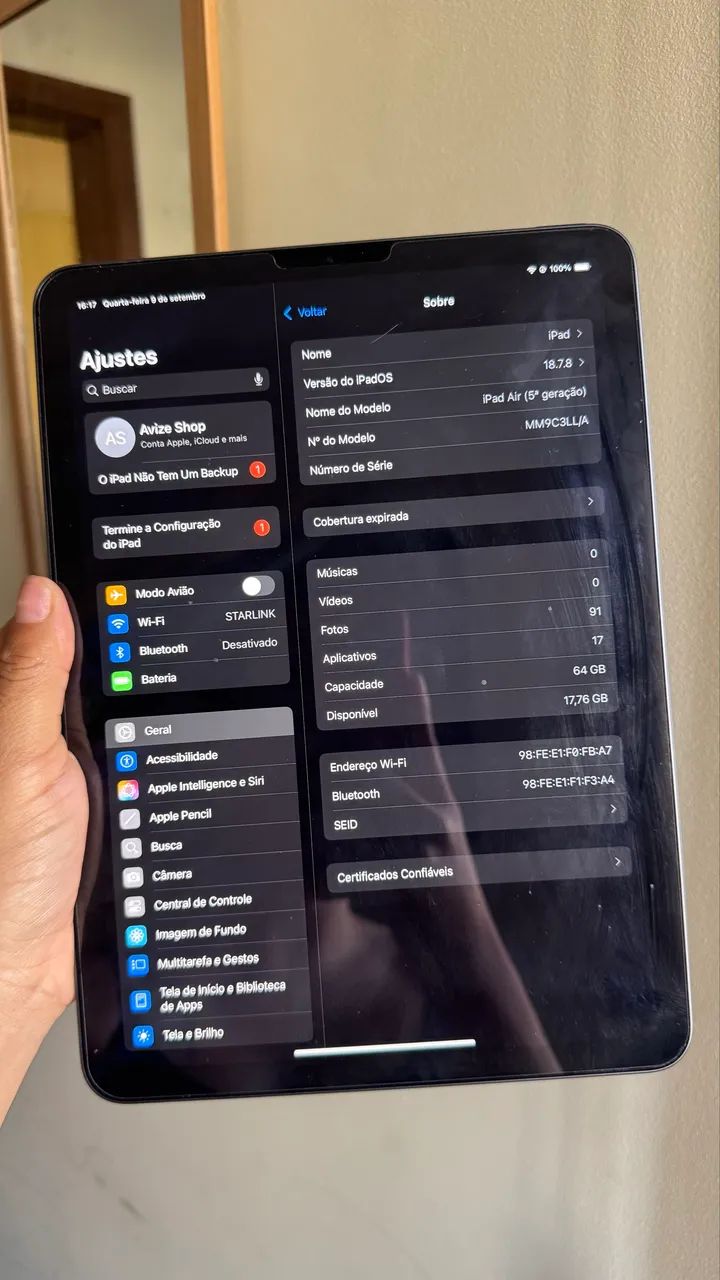 Vendo IPad Air M1 5 geração  - Foto 2